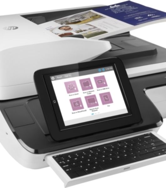 Сканер HP Scanjet Enterprise Flow N9120 fn2 Flatbed Scanner (A3,600x600 dpi,24 bit, USB,ADF 200 sheets, 120ppm A4, Duplex, 1y warr, replace L2683B)