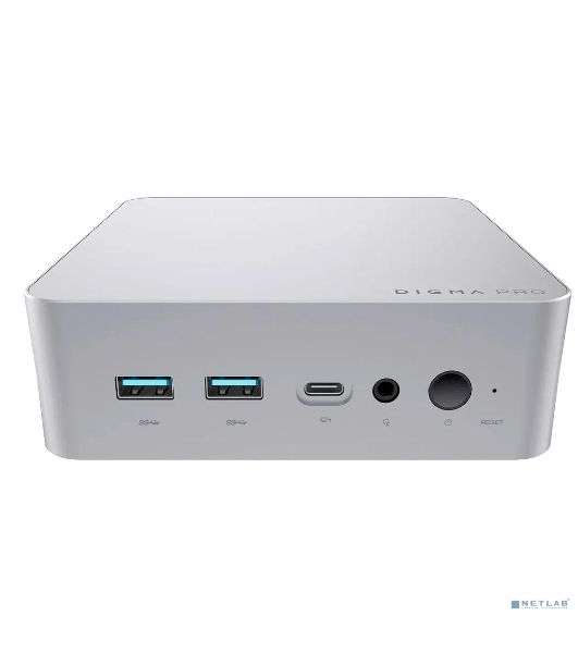 Неттоп Digma Pro Minimax X5 i7 13620H (2.4) 16Gb SSD512Gb UHDG Windows 11 Pro GbitEth WiFi BT 100W серебристый (DPP7-ADXW01)