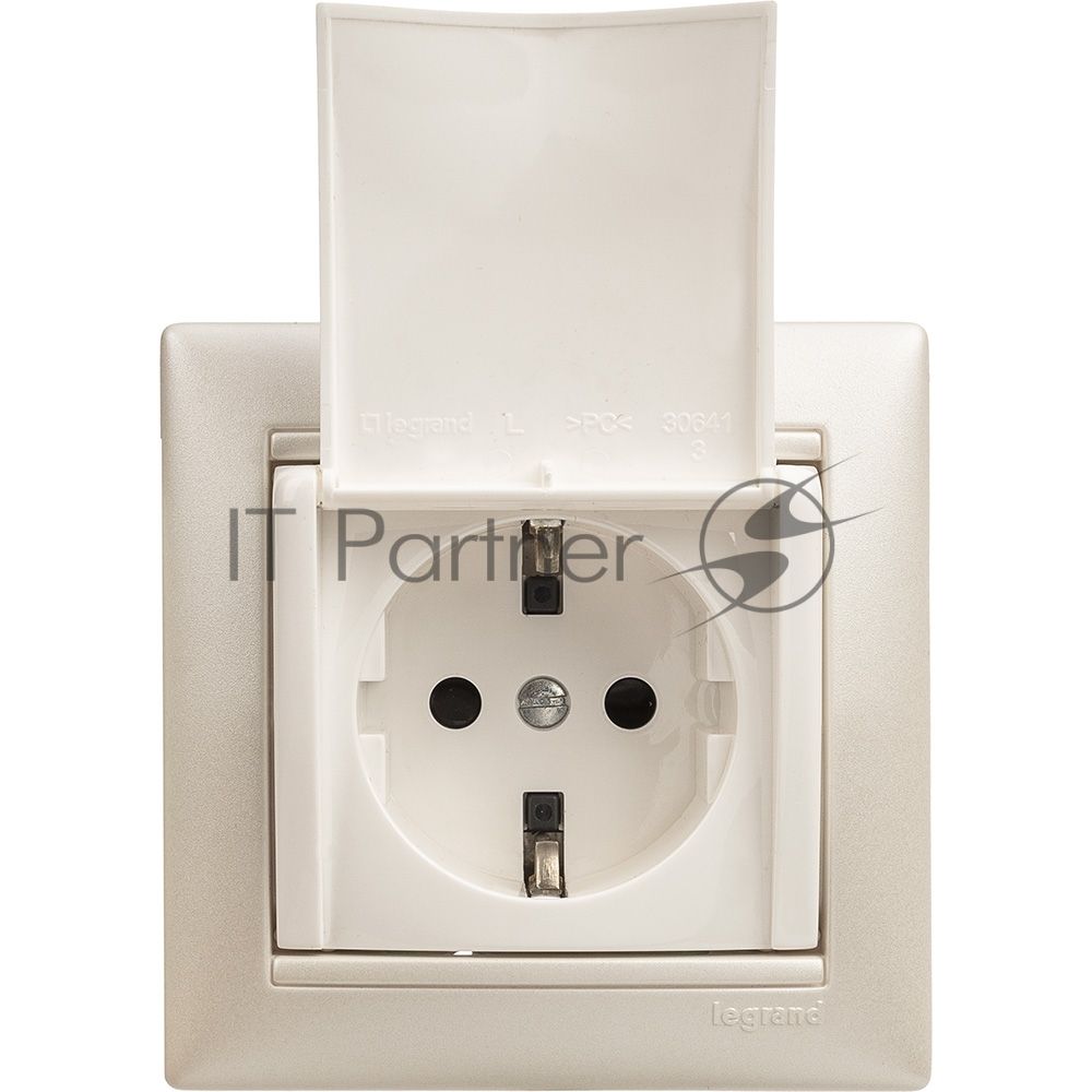 Электроустановочные изделия Legrand Legrand 770491  Рамка 1п Белый/Серебр  Valena