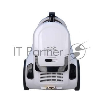 Пылесос Аксион Р37 белый, 350/1600 Вт, уборка сухая, пылесборник контейнер 3.5 л