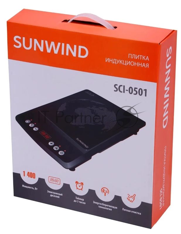Плита настольная индукционная SunWind SCI-0501 черный стеклокерамика (настольная)
