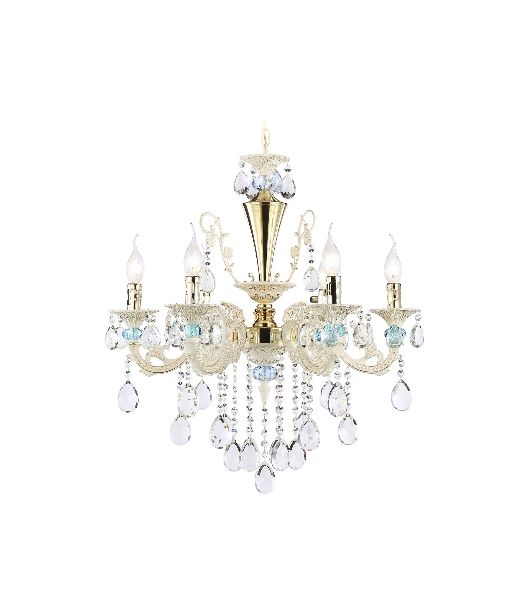 Светильник Ambrella light TR4923/6 GD/WH/BL золото/белый/голубой E14*6 max 40W D600*620