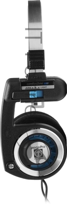 Проводные наушники KOSS Porta Pro Classic черный/голубой, накладные, проводной, складная конструкция