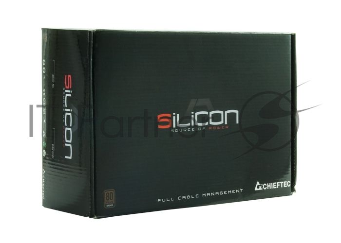 Блок питания Chieftec Silicon SLC-750C (ATX 2.3, 750W, 80 PLUS BRONZE, Active PFC, 140mm fan, Full Cable Management) Retail
