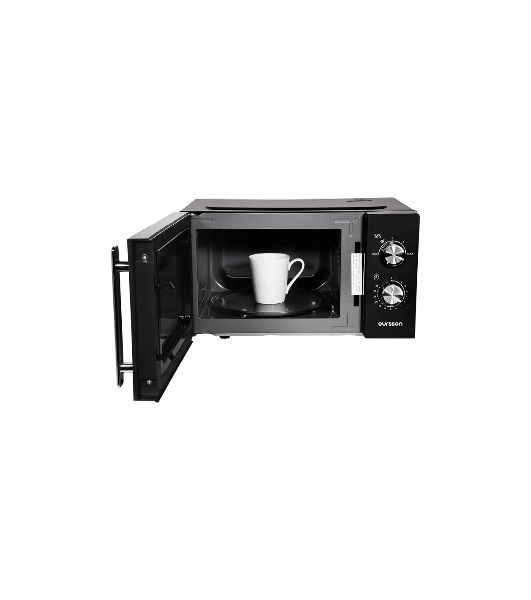 Микроволновая печь OURSSON MM2010/BL черный/серебристый, 20 л, 700 Вт, переключатели - поворотный механизм