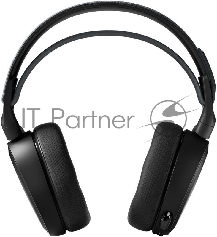 Наушники с микрофоном Steelseries Arctis 7+ черный мониторные Radio оголовье (61470)