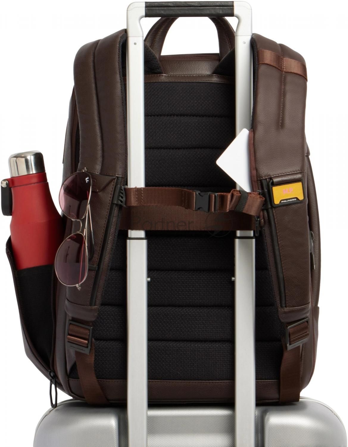 Рюкзак мужской Piquadro Russel CA7162W137/TM темно-коричневый натур.кожа