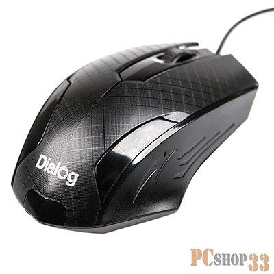 Мышь проводная Dialog Pointer MOP-07U черный, 800 dpi, USB, кнопки - 3