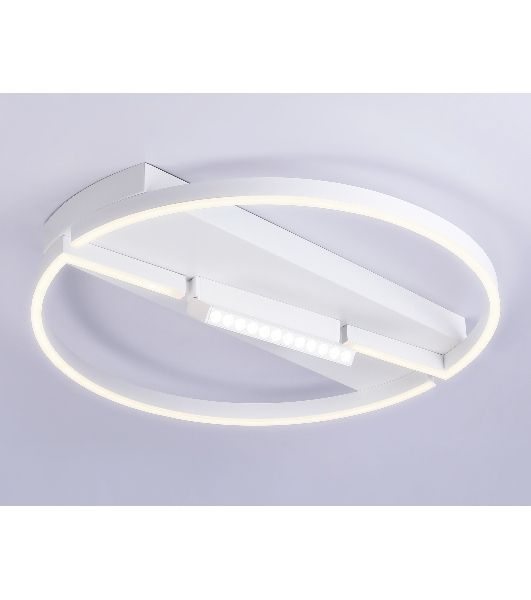 Светильник Ambrella light FL51459/1+1 WH белый 72W 3000K-6400K+4200K D600*110 (ПДУ РАДИО 2.4G)