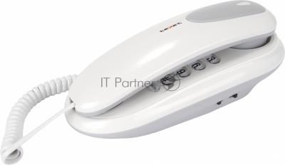 Телефон проводной teXet TX-236 светло-серый