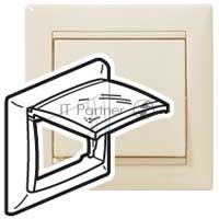 Аксессуары LEGRAND 774350 Рамка 1 пост, влагозащищенная, IP44, слоновая кость, Valena