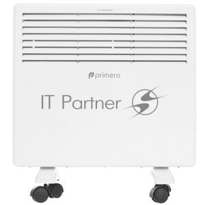 Конвектор электрический Primera PHP-1000-MXB белый, X-образный, 15 м², 1000 Вт, термостат