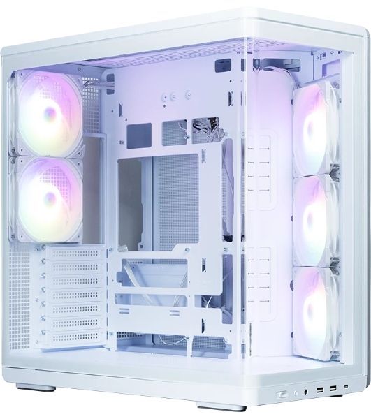 Компьютерный корпус ZALMAN MidTower P60 белый (ATX, без БП, 5x120мм ARGb fans, 1xUSB Type C, 2xUSB 3.0) (Zalman P60 белый)