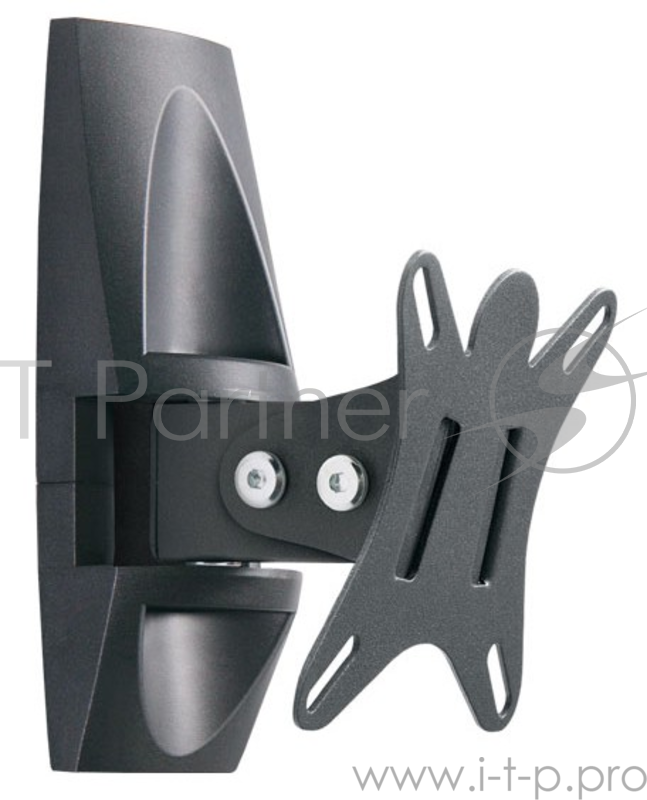Кронштейн для телевизора Holder LCDS-5003 металлик 10"-26" макс.25кг настенный поворот и наклон