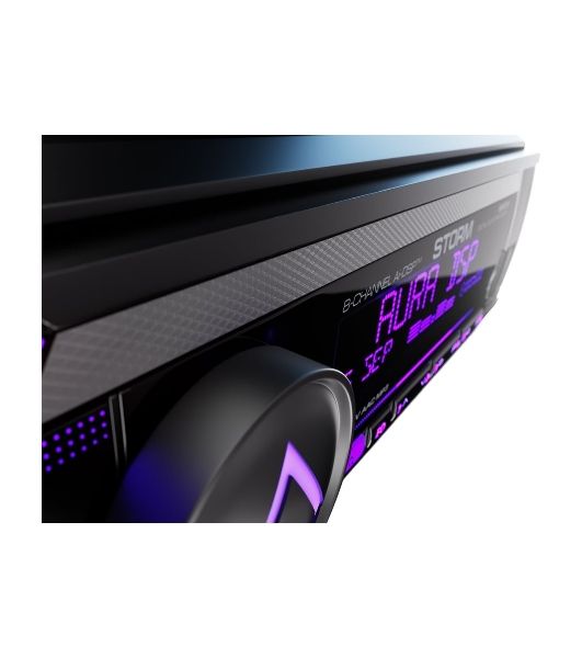 Автомагнитола AURA STORM-866DSP, 1 DIN, Bluetooth, USB Type-A, AUX, пульт ДУ