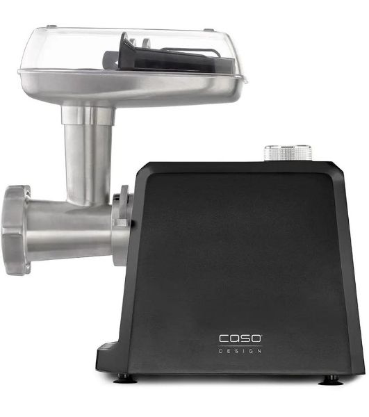 Мясорубка электрическая CASO FW 2500 чёрный, 2500 Вт, 2.5 кг/мин, реверс, насадки - 5