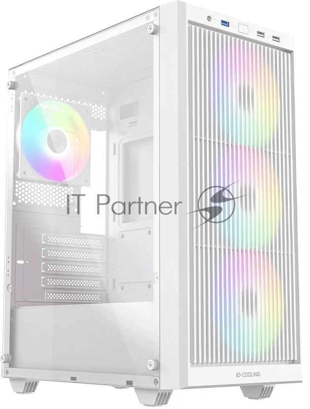 Корпус ID-Cooling Корпус Case ID-Cooling WARE 300 ARGB White mATX/win TG/ 4 fans/ Type C/ CPU 160mm/ GPU 320mm/ no PSU