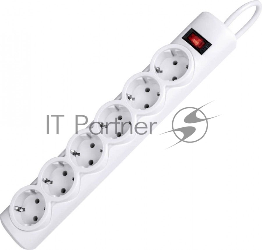 Сетевой фильтр Defender DFS 153 3 м, белый, 6 розеток