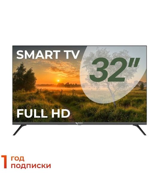Телевизор Триколор 32" P32FH504 черный LED FHD 60Hz Android