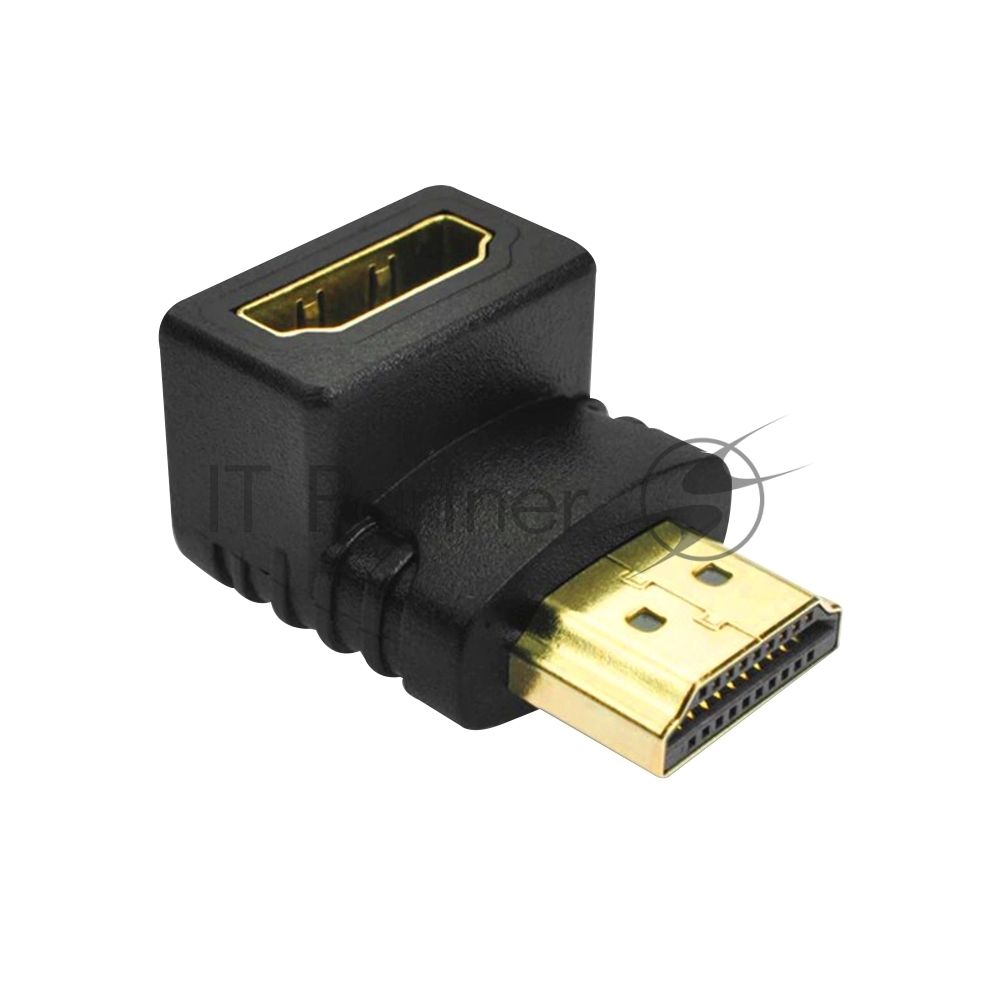 Переходник Greenconnect HDMI-HDMI  19M - 19F верхний угол