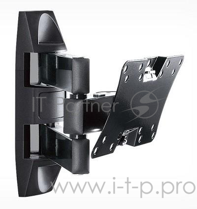 Кронштейн для телевизора Holder LCDS-5065 черный 19"-32" макс.30кг настенный поворот и наклон