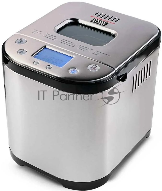 Хлебопечь GFGril GFB-5000 710Вт серебристый