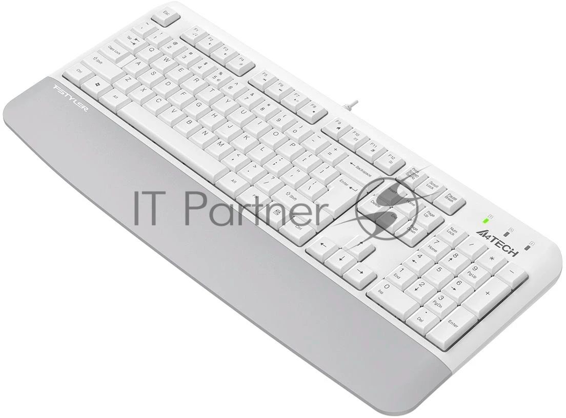 Клавиатура A4Tech Fstyler FK20 проводная, USB Type-A, белый