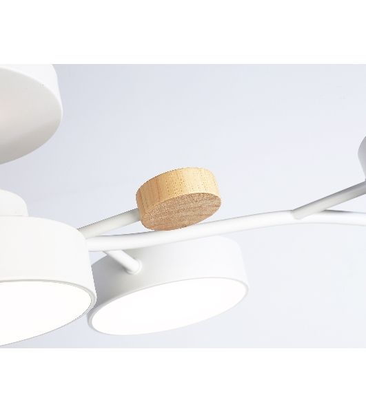 Светильник Ambrella light FL4834/5 WH белый 3000K-6400K 70W 830*400*160 (ПДУ ИК)