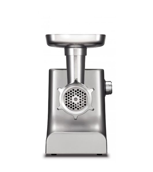 Мясорубка электрическая Moulinex ME858D32 серебристый, 2100 Вт, 5.5 кг/мин, реверс, защита от перегрузки, насадки - 8