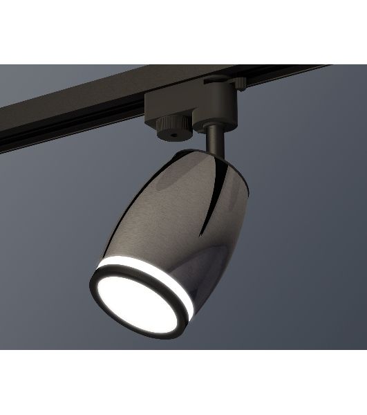 Светильник Ambrella light XT1123011 DCH/SBK/FR черный хром/черный песок/белый матовый MR16 GU5.3 (A2521, C1123, N7121)
