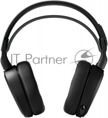 Наушники с микрофоном Steelseries Arctis 7+ черный мониторные Radio оголовье (61470)