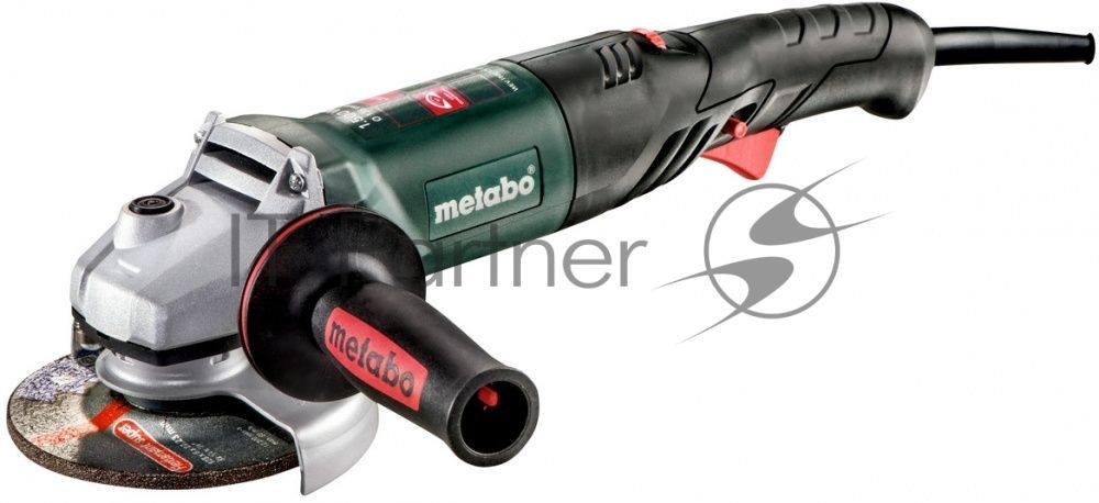 Шлифовальные машины Metabo WEV 1500-125 RT 601243000 шлифмашина угловая 1500вт, 125мм, 11000 об/мин, вес 2.4 кг