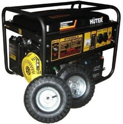 Электрогенератор HUTER DY6500LX с колёсами и аккумулятором