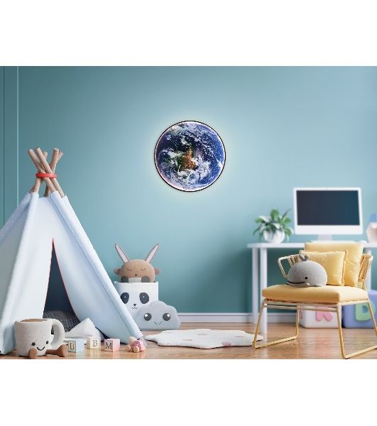 Настенно-потолочный светодиодный светильник Ambrella light FW11134 BK черный 31W LED 3000-6400K D500*38