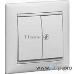 Переключатель Legrand 774408 2напр 2клав 10A Valena белый