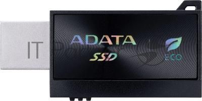 Внешний SSD ADATA SC730, 512 Gb, USB 3.2 Gen 2 Type-A/Type-C, R/W 600/600, черный