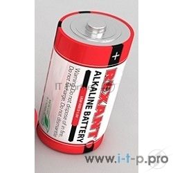 Батарейка алкалиновая REXANT D/LR20, 1,5В, 2 шт, блистер  (30-1020)