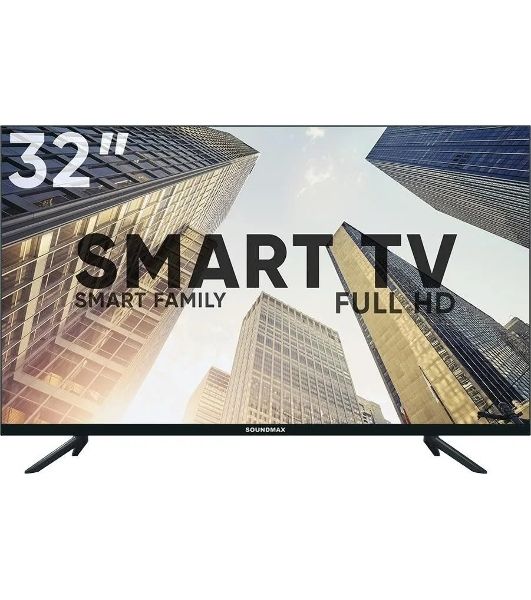 Телевизор Soundmax 32" SM-LED32M16S черный LED FHD 60Hz Android 1GB/8GB