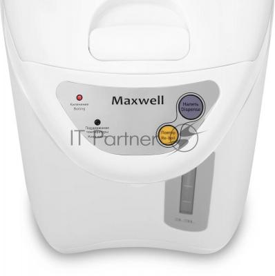Термопот Maxwell MW-1754 (W) 800 Вт,макс.3,3 л,автомат.и ручная подача воды (3 режима)