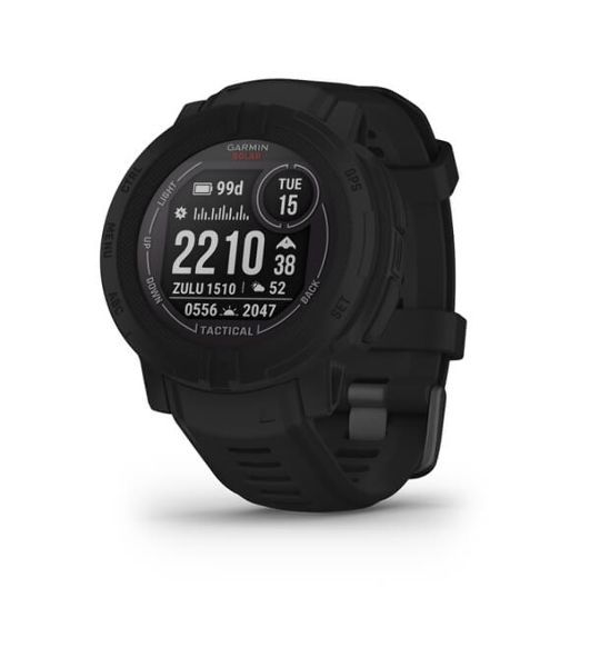 Умные часы Garmin Instinct 2 Solar Tactical, 1.1" MIP, Wi-Fi, Bluetooth, NFC, GPS, IP68, черный