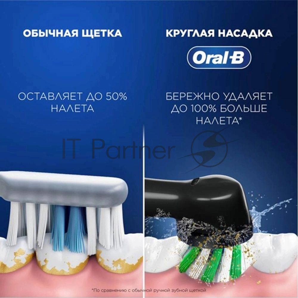 Зубная щетка электрическая Oral-B Pro 1 80870428 черный