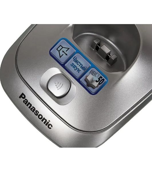 Телефон Panasonic KX-TG2511RUN (платиновый) АОН, Caller ID,спикерфон на трубке,переход в Эко режим одним нажатием