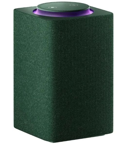 Умная колонка Яндекс Станция Макс, 65Вт, 1 динамик, часы, Алиса, Wi-Fi, Bluetooth 5.0, Zigbee, зеленый