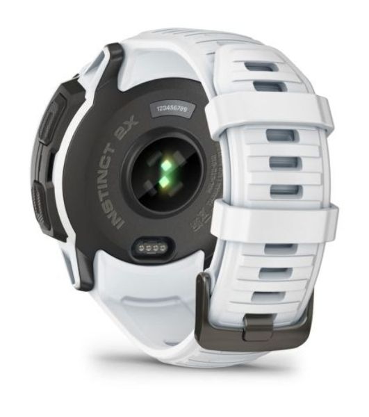 Умные часы Garmin Instinct 2X Solar, 1.0" MIP, 5G, Bluetooth, IPX7, белый