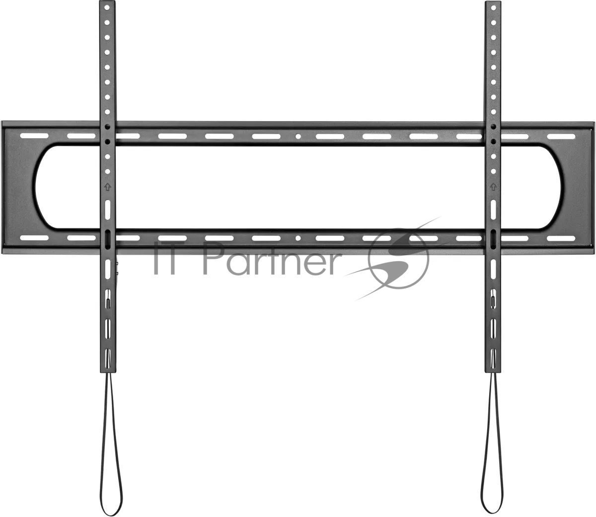 Кронштейн для телевизора Ultramounts UM825F черный 60"-120" макс.120кг настенный фиксированный