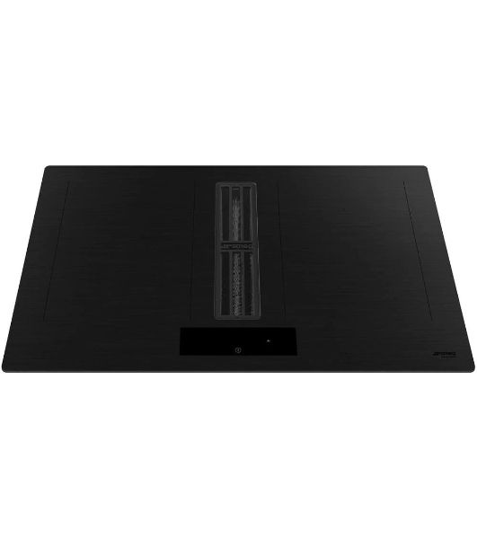 Варочная поверхность со встроенной вытяжкой Smeg HOBD382MB2, 83 см, индукция, слайдерное управление, 4 зоны нагрева, 9 уровней мощности, автоматическое определение посуды, таймер, быстрый старт, индикация остаточного тепла, 650 м3/ч, 8 скоростей + 2 интен