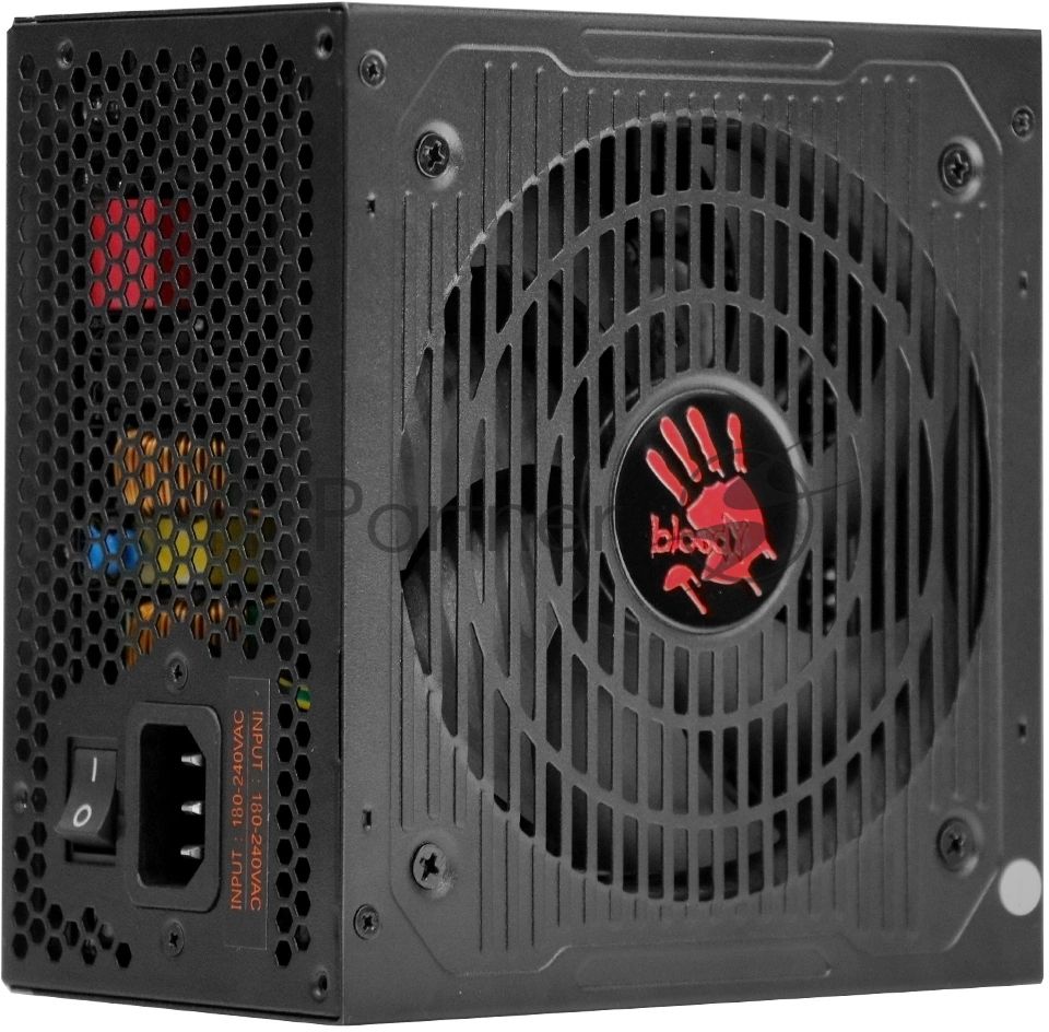 Блок питания Bloody BD-PS750G, 750Вт, 80 PLUS Gold, 120мм, черный