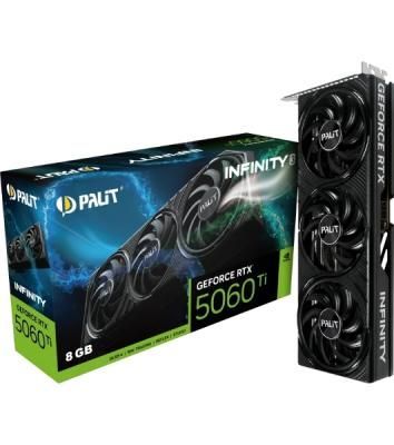 Видеокарта Palit PCIE16 RTX 5060TI 8Gb PA-RTX 5060Ti INFINITY 3 8Gb