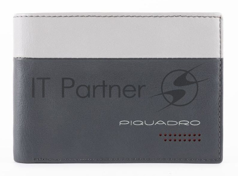 Кошелек мужской Piquadro Urban PU1392UB00R/GRN серый/черный