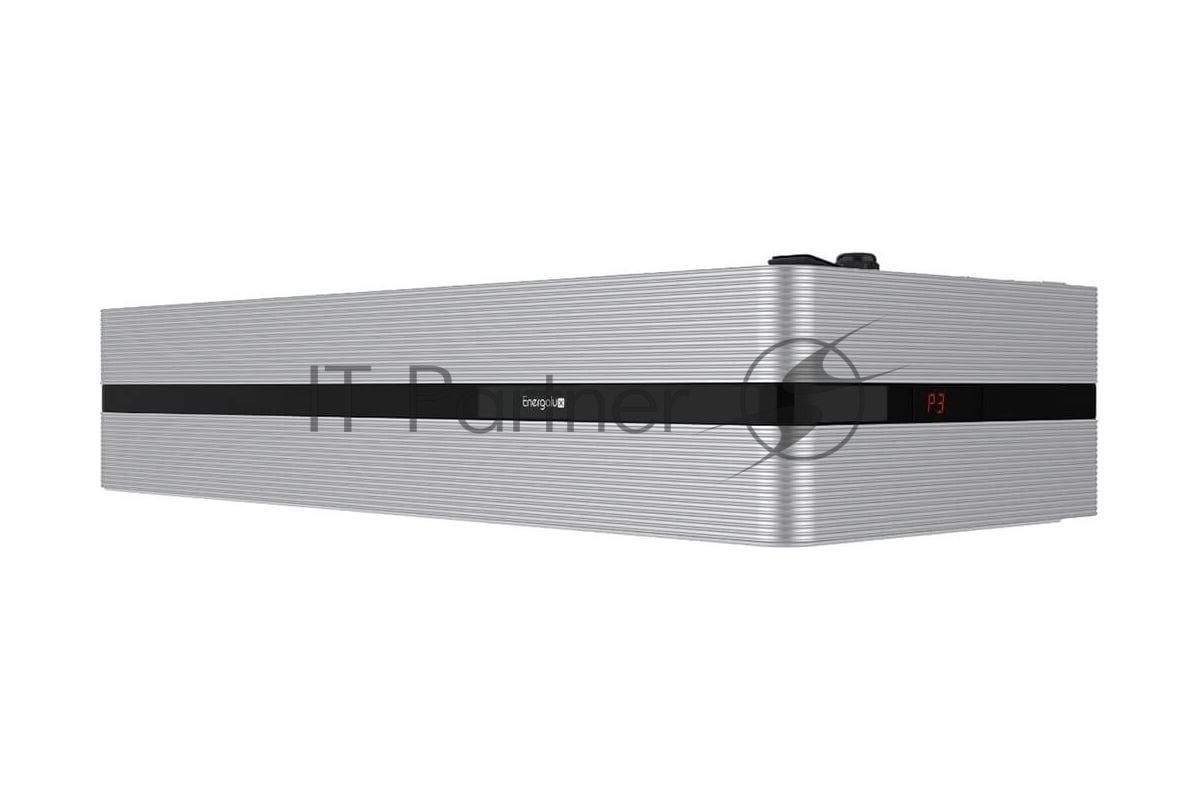 Обогреватель инфракрасный Energolux EIHS-2000-E1-iBox серебристый/чёрный, керамический, 16 м², 2000 Вт, термостат